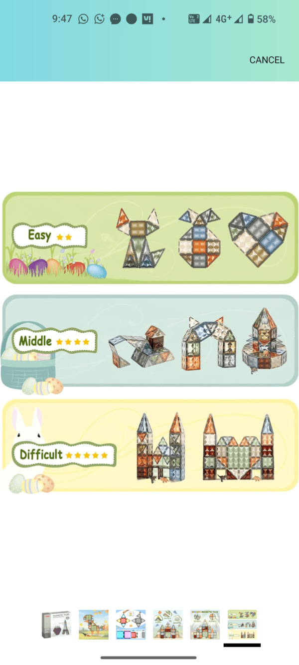 Esmi *Magnetic tiles* 40 pcs