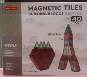 Esmi- *Magnetic tiles* 40 pcs
