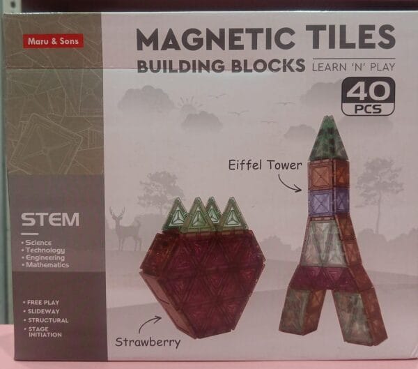Esmi *Magnetic tiles* 40 pcs