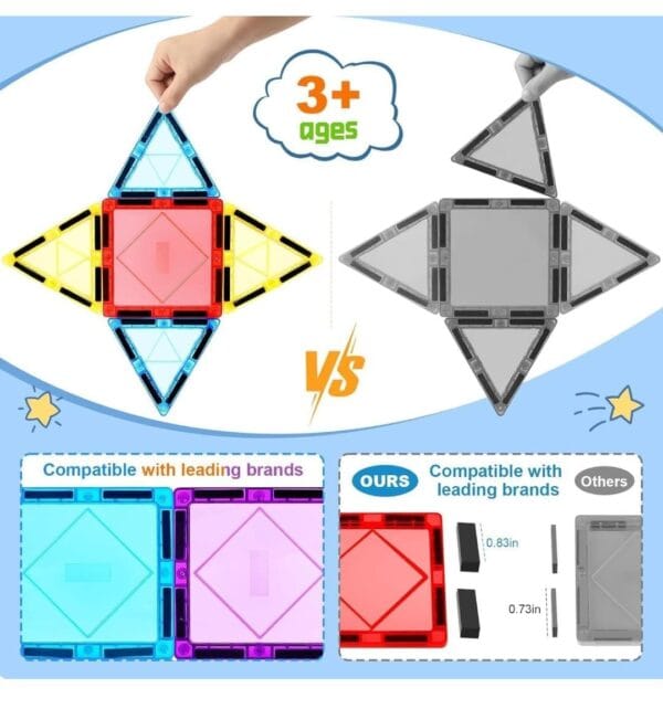 Esmi *Magnetic tiles* 40 pcs