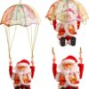 1002041888.jpg Esmi- *Christmas- Parachute Santa - Musical & light toy*