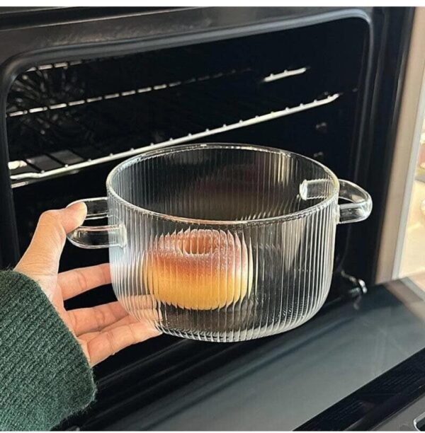 1002053050.jpg Esmi- ? *Premium Borosilicate Glass Cooking Pot with Cute Bear Lid* ?