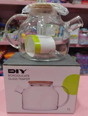 Esmi- *Premium - DIY - Borosilicate Stove Glass Teapot*