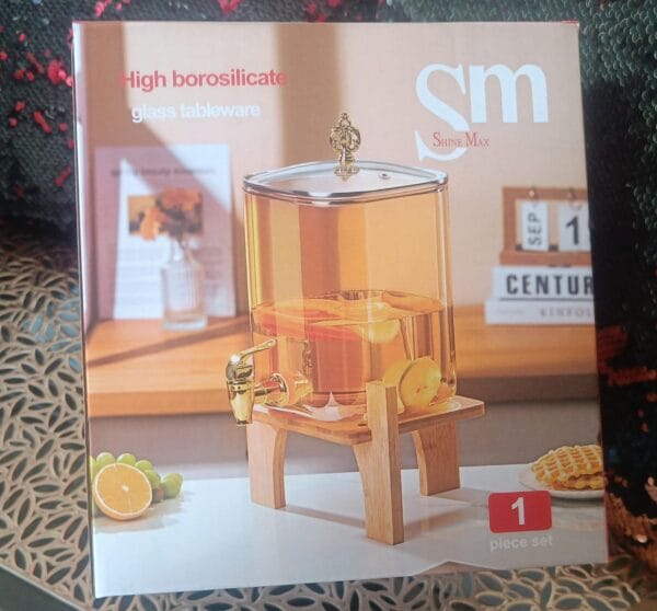 1002053064.jpg Esmi *High Borosilicate Glass Dispenser - Grazing Table Decor*