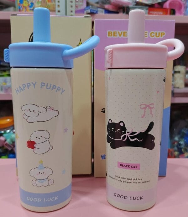 Esmi *Good Luck Stainless Steel Sippers with Handle*