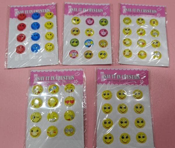 Esmi *Emoji 3D Crystal Stickers* - Set of 5