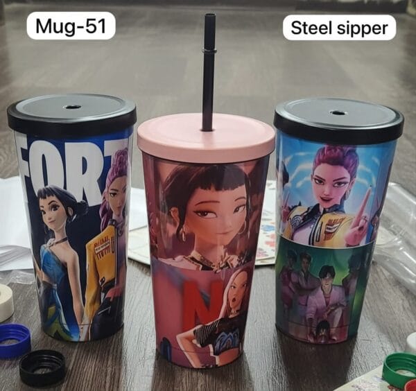 Esmi *Kpop Huntrix Demon Steel Sipper* 500 ml