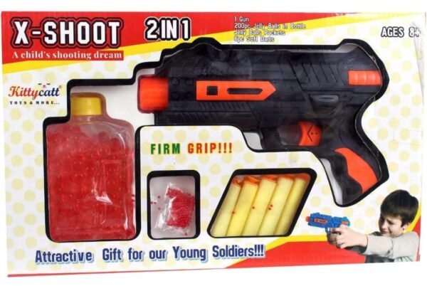 ?? *Esmi - X-Shoot 2-in-1 Jelly Ball + Dart Gun* ??