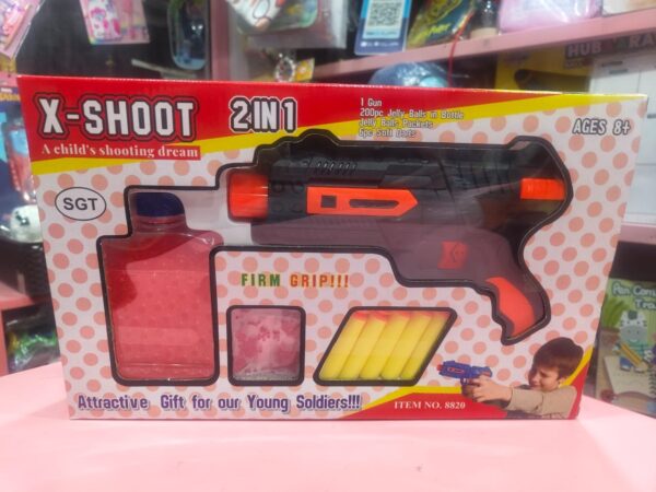 ?? *Esmi - X-Shoot 2-in-1 Jelly Ball + Dart Gun* ??