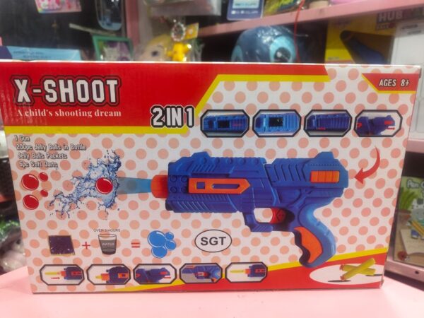 ?? *Esmi - X-Shoot 2-in-1 Jelly Ball + Dart Gun* ??