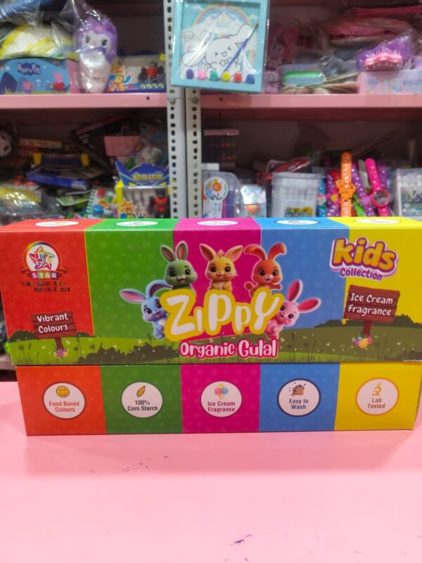 ?? *Esmi - Zippy Organic Gulal ? Kids Collection (5 Colours Box Pack)* ??