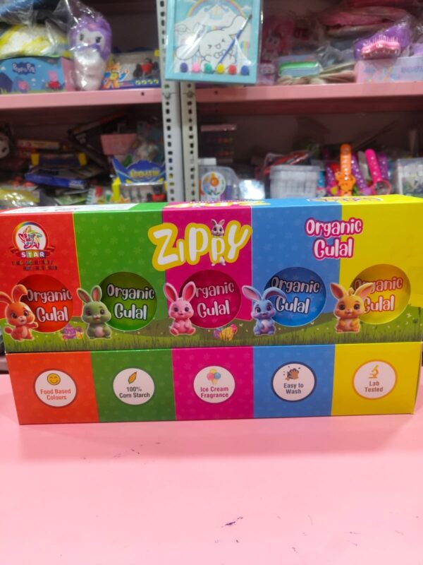?? *Esmi - Zippy Organic Gulal ? Kids Collection (5 Colours Box Pack)* ??