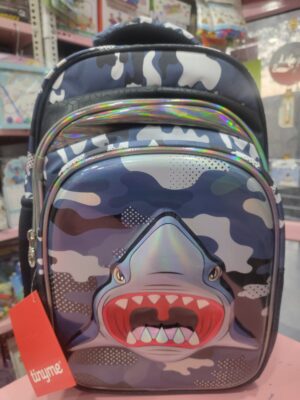 Esmi- *3D Big Size Premium School Bag* - Shark