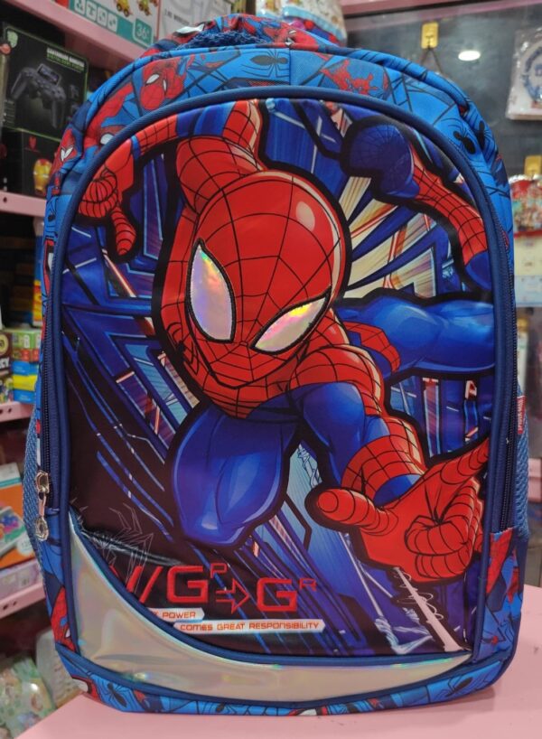 Esmi- *Holographic Spider Premium quality Big SizeSchool Bag*