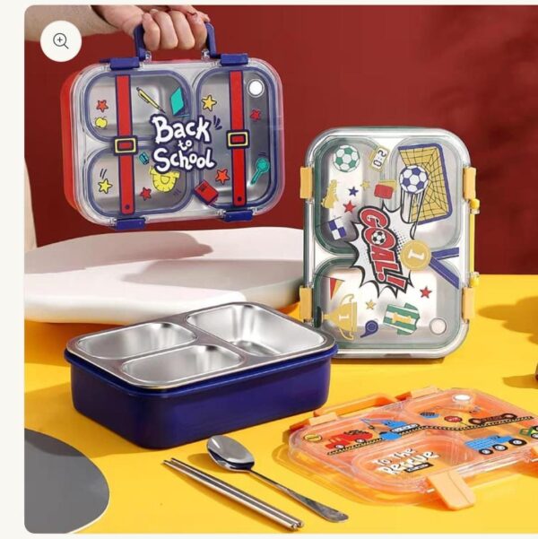 Esmi- ??? *Back to school* Premium Stainless Steel Kids Lunch Box ???