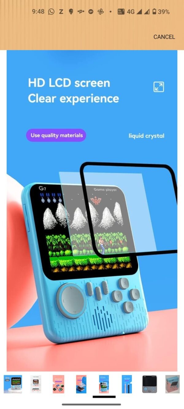 Esmi- ?? G7 Retro Handheld Game Console ? Bring Back the 90?s Fun!