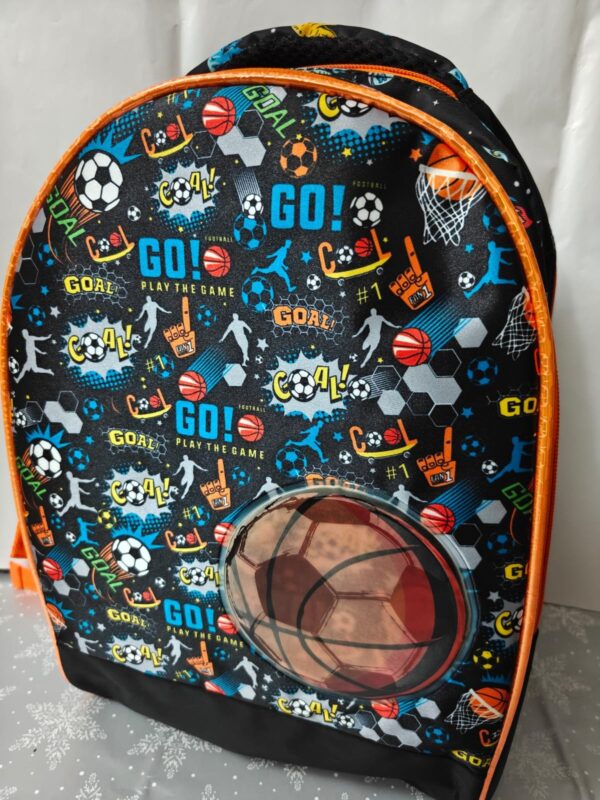 1002386208.jpg Esmi- ?? 3D Image School Bag ?Football/Basketball- 16 Inch
