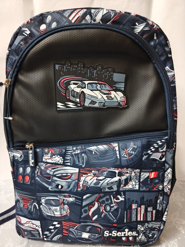 Esmi- ?? Racing Theme School Bag ? 17 Inch