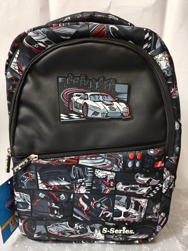 Esmi- ?? Racing Theme School Bag ? 17 Inch