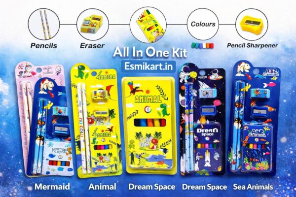 Esmi- *Kids All-in-One Stationery Kit*