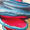 Esmi- *Genie 18 Inch School Bag with Pouch Keychain ? Floral*