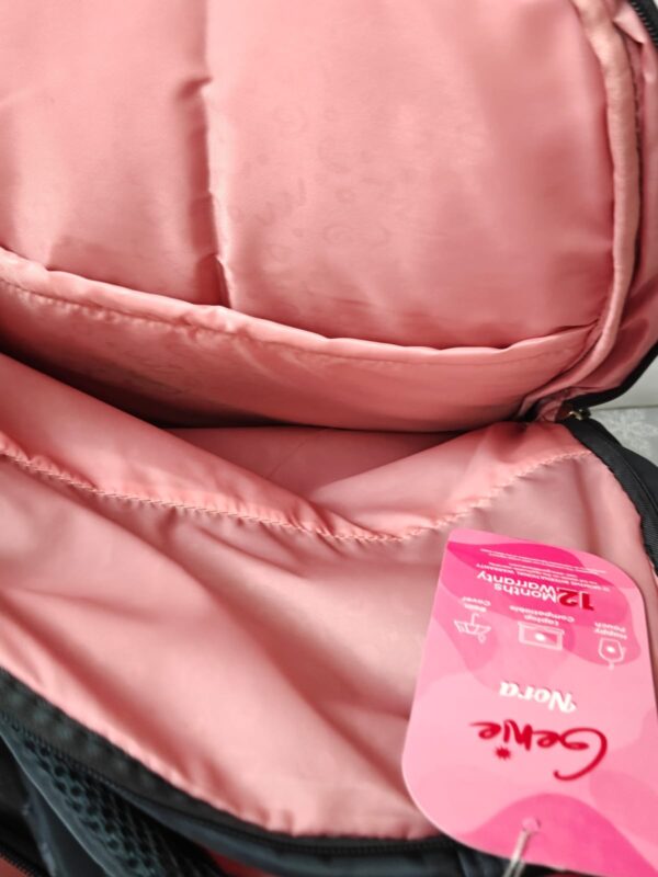 1002398129.jpg Esmi- *Genie Nora 19 Inch Spacious School Bag with Pouch Keychain*