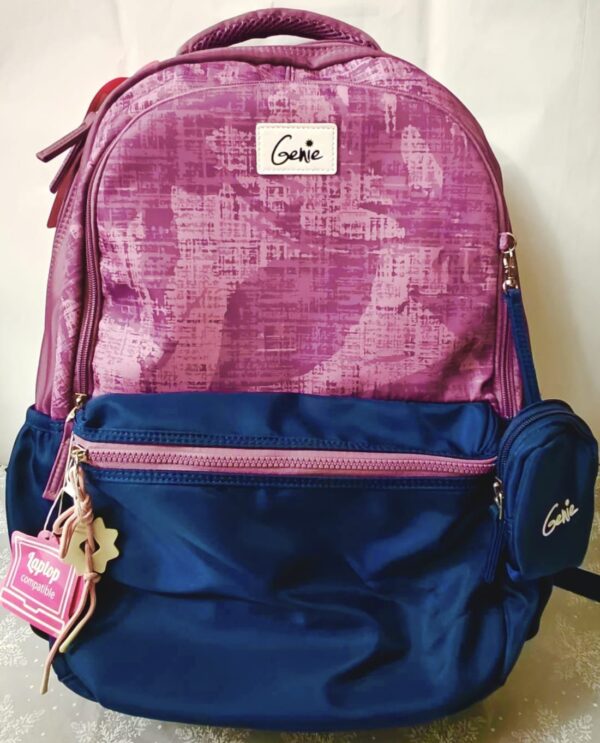 1002398138.jpg Esmi- *Genie Nora 19 Inch Spacious School Bag with Pouch Keychain*