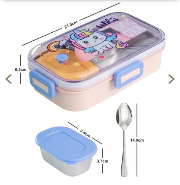 Esmi *Lunch Box with gravy Box- Steel*