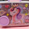 1002406426.jpg Esmi- Premium Stainless Steel Kids 3 section Lunch Box with Chutney Box & Cutlery ??