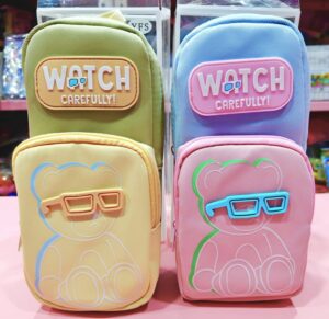 Esmi- *Cute Pastel Teddy Pencil Pouch*