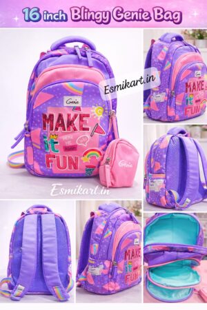 Esmi- *16 Inch Blingy Genie School Bag*