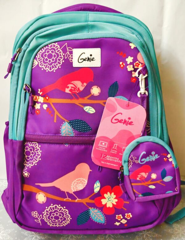 1002406769.jpg Esmi- *Genie 18 Inch School Bags with Pouch Keychain ? New Arrival*