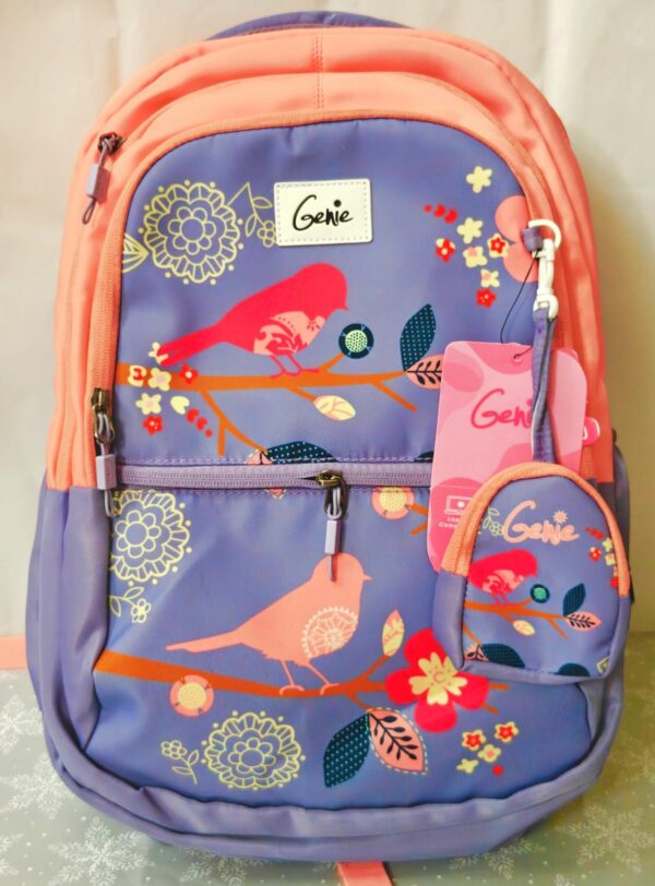 1002406772.jpg Esmi- *Genie 18 Inch School Bags with Pouch Keychain ? New Arrival*