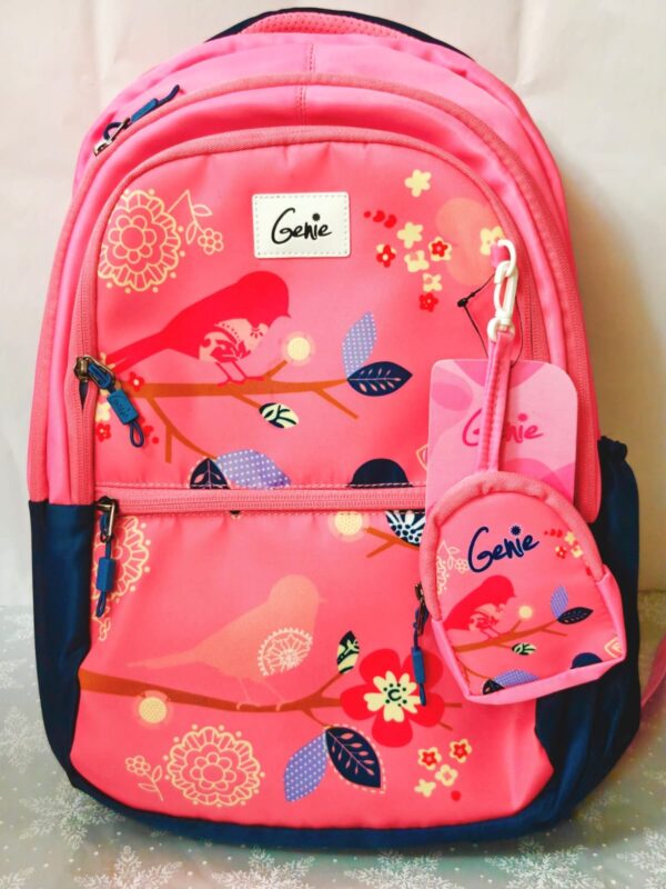 1002406773.jpg Esmi- *Genie 18 Inch School Bags with Pouch Keychain ? New Arrival*