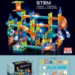 Esmi®- *Light Magna Tiles* - 110 pcs