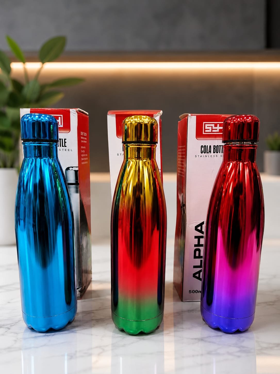 2026/06/1002682908.jpg Esmi®- *Rainbow Stainless Steel Insulated Bottles* - Image 1