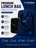 🍱✨ Premium Lunch Bag – Blue & Black Available ✨🍱