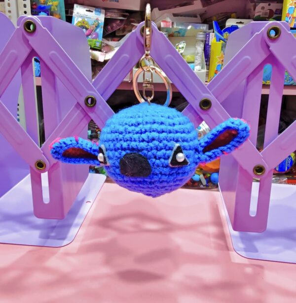 Esmi®- ✨💙 New Arrival Alert – *Handmade Stitch Inspired Crochet Keychain!* 💙✨