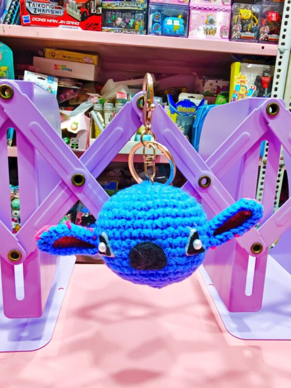 Esmi®- ✨💙 New Arrival Alert – *Handmade Stitch Inspired Crochet Keychain!* 💙✨