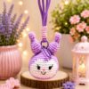 Esmi®- 💜 *Kuromi- Crochet Bunny Charm*