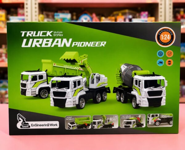 🚧 Urban Pioneer Engineering Truck Set 🚚✨