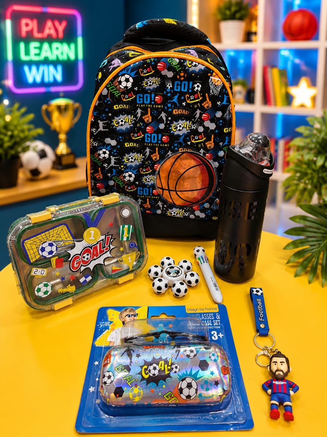 Esmi®- *Go-Goal Football Theme – School/Picnic Combo*
