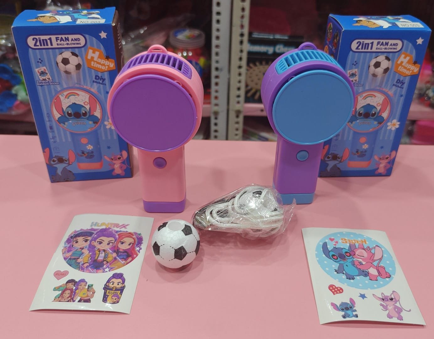 Esmi®- *Hand Fan with football*
