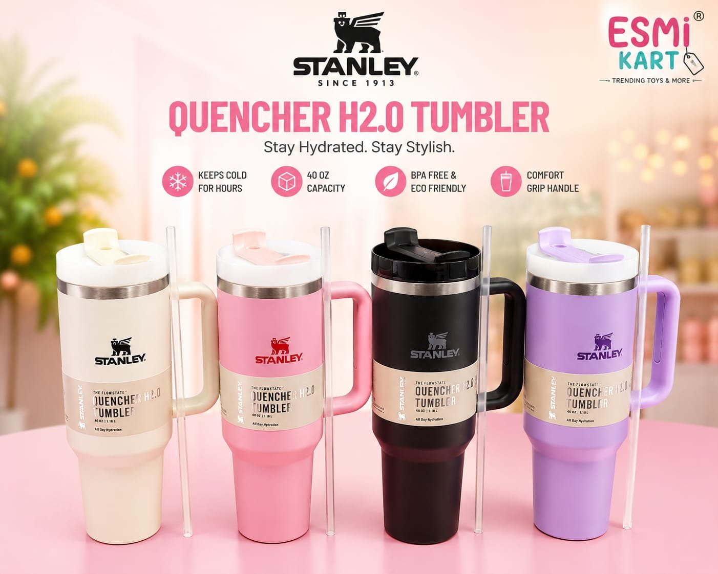 💙 Esmi® Stanley Premium Insulated Tumbler