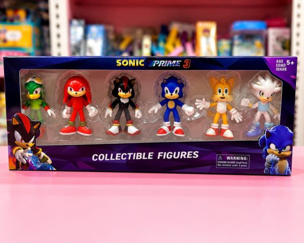 ⚡🎮 SONIC PRIME 3 COLLECTIBLE FIGURES SET 🎮⚡