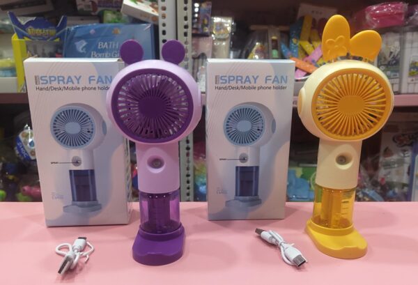 🌬️💦 NEW ARRIVAL – Cute Mini Spray Fan 💦🌬️