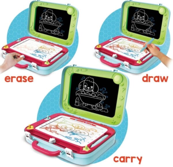 Esmi *Art Centre- Double Sided Portable drawing/Easel board suitcase for kids*