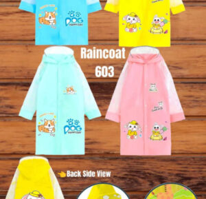 Esmi- *Kids Raincoat with hood & extended bag cover*