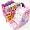 5XRlpw0YZZ.jpg Esmi *Multipurpose Book Shelf Metal, pen stand, Drawer - Stationary Set/Table Decor*