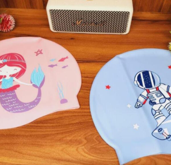 Esmi- *Kids Swimming Cap- Silicon , Free size*